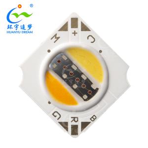 China Constant Voltage COB LED Chip 12V 9W 1313 RGBCW COB LED Chip factory