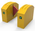 304 Stainless Steel Retractable Flap Barrier Turnstile Bidirectional