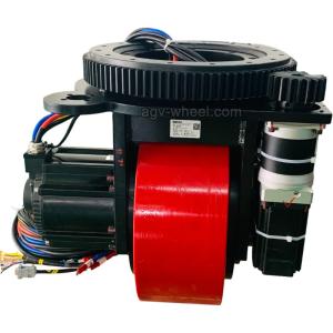 China 5000W Heavy Duty AGV Drive Wheels DC Motor Mobile Robot Wheels 400cm factory