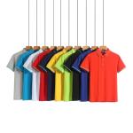 Custom Logo Golf Polo Shirts Quick Dry Short Sleeve Knitted Sport Polo Shirt