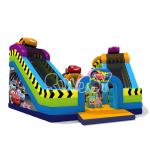 Cars Theme Slide Park Inflatable Combo Fun City For Kids