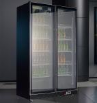 Customized Double Door Frost Free Upright Fridge in Light Color Purple