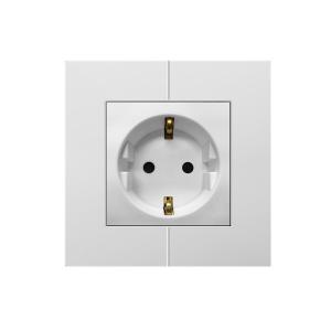 China Smart Laffey Schuko Outlet Sockets Plastic Module For Home / Hotel factory
