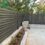 Customized PPG Slat Horizontal Aluminum Privacy Fence Aluminium Garden Fencing