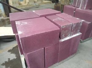 China Sintered Alumina Chrome Brick Good Refractoriness Degree Used In Volatile Kiln factory