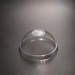 Clear Round Screw On Snap On Plastic Cup Lid 1000pcs Leak Proof