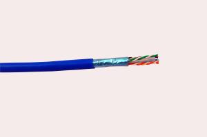 China Network CAT5E F/UTP High Speed Lan Cable With Low Smoke FR-PVC Jacket factory
