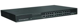 China 2 Gigabit SFP Slot L2 managed Fiber Optic Switch With Streamlined Web based Management on sale