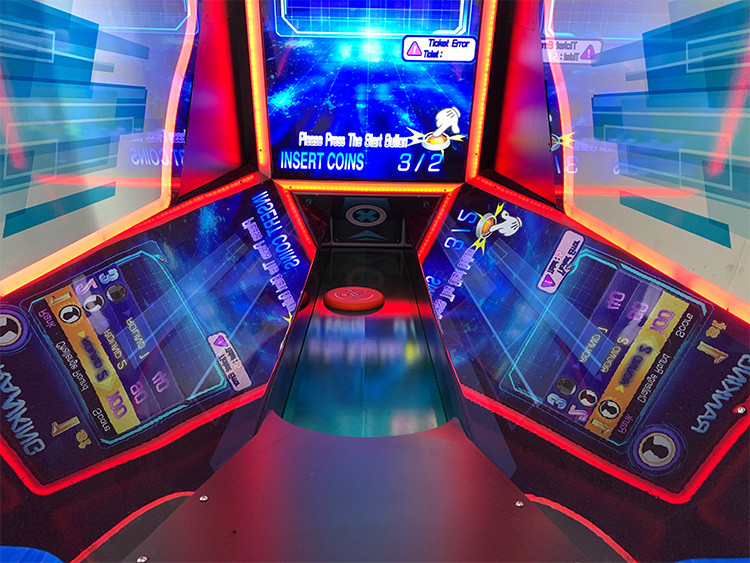 Let's Disc game center Redemption Arcade Machine Prize Games With Video Screen