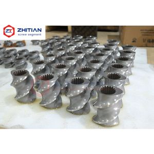 TiCN Carbonitride Alloy Twin Screw Extruder Screw Elements with Wear and