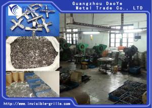 China 316 Small Stainless Steel Clips 2.0 Thinckness For Balcony Invisible Grille factory