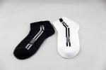 custom logo, design, color knitted cotton black sports socks