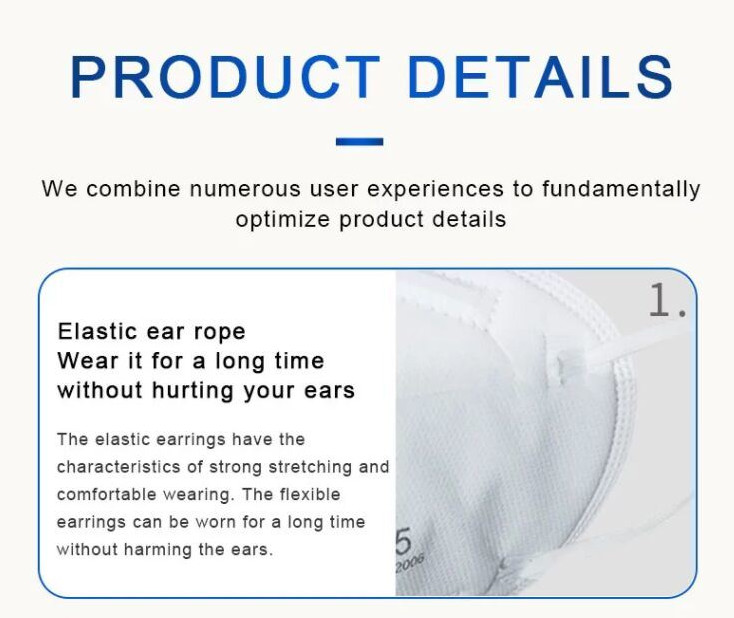 Medical Protective 3 Layer Face Mask Excellent Bacterial Filtration Properties