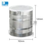 Recycled Metal Coffee Cans , Empty Tin Coffee Cans With Clear / Aluminum Paste