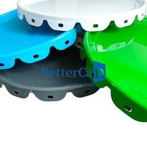 China ISO9001 Metal Tin Lid Flower lug lid For Chemical Paint Bucket factory
