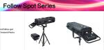 Professional Follow Spot Beam Light , 1200w Wedding Stage Lighting With Support