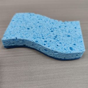 China Custom Blue Cellulose Sponge Scourer 11x7x2cm 1000% Absorbency on sale