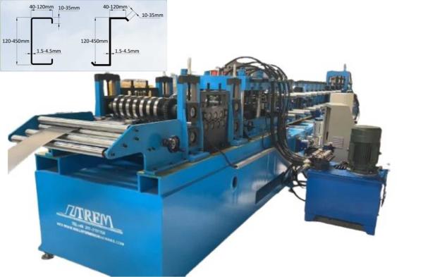 China Automatic Versatile Production Cz Purlin Machine High Efficiency factory