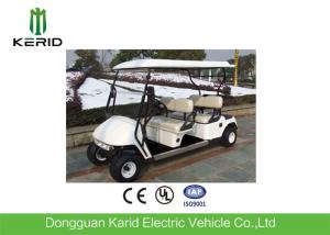 China Fuel Type White Electric Golf Carts , 4 Passengers Golf Buggy Car factory