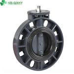 Plastic PVC/UPVC Butterfly Valve Normal Valve Stem 100% Material for Water