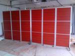 EBUNGE Sliding Folding Partitions Movable Walls Without Track Melamine Finish