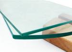 Impact Resistance Tempered Safety Glass , Clear Toughened Glass For Curtain