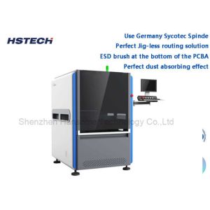 China Germany Sycotec Spinde Perfect Jig-Less Routing Solution Inline PCBA Router Machine HS-ARX-811 factory