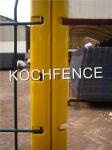PVC Coated Outdoor Wire Fence , Low Carbon Steel Wire Welded Garden Fence