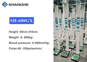 China 299mmHg Electronic Height And Weight Machine Blood Pressure Pulse And Heart Rate factory