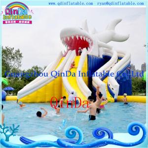 China Inflatable Water Park Water Slide for Summer Playing inflatable water park pool slide factory