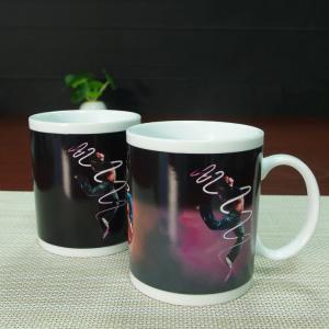China Heat sensitive photo mug milk color changing coffee mugs 11oz ODM factory