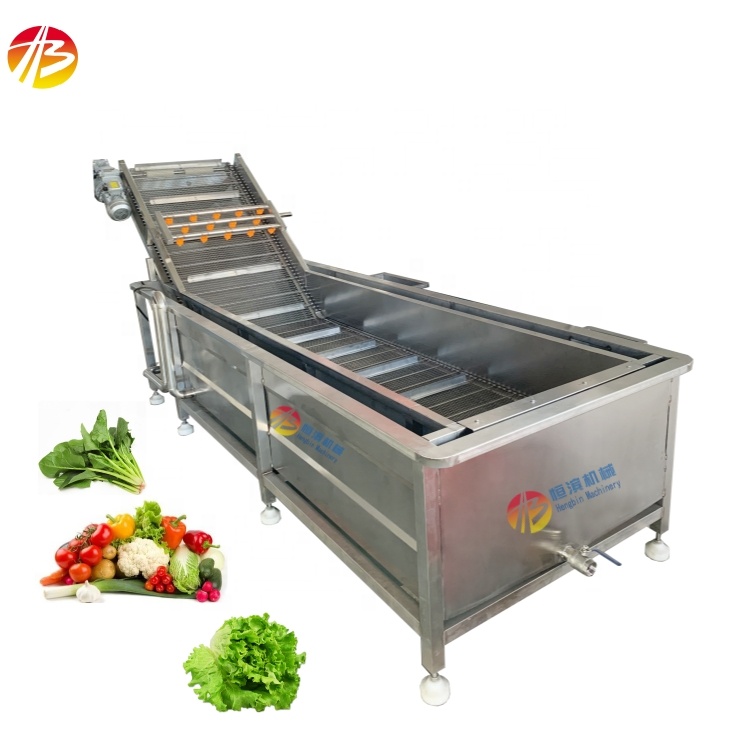 Water Saving Advantage Corn Material Vegetable Washing Bubble Machine for Industry
