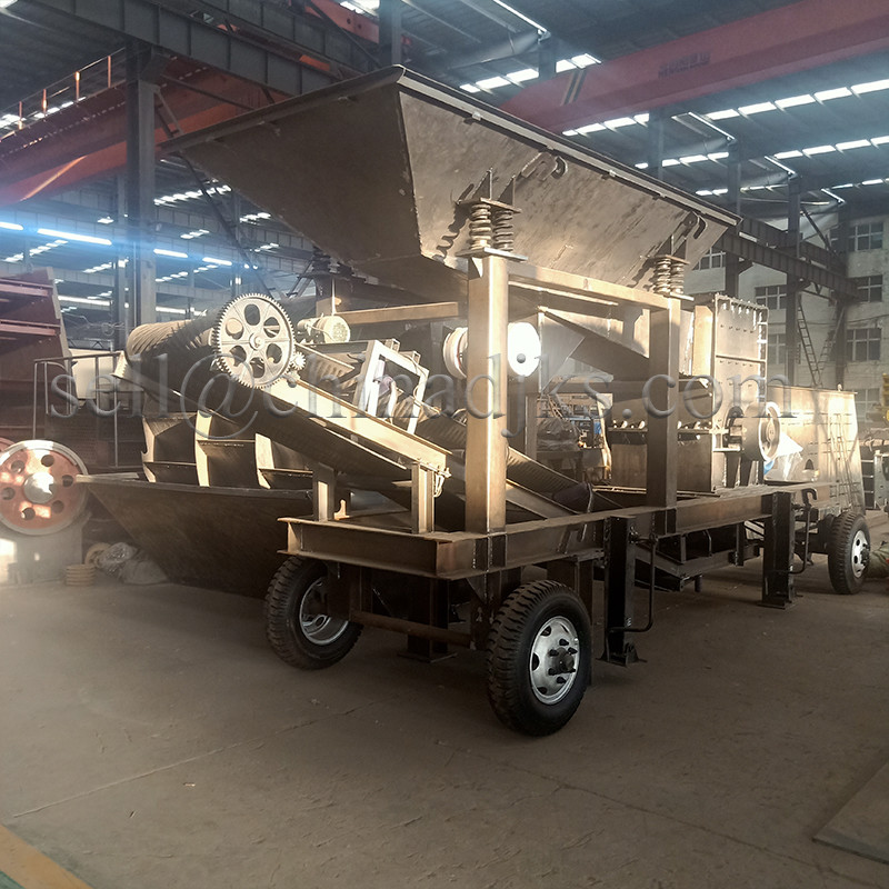 Customized Mini Box Hammer Crusher 100t / H Portable