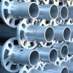 Mobile Double Coupler Steel Welded Pipe 0.8mm - 12.75mm Multipurpose Scaffolding