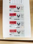 Waterproof Die Cut Hologram Medication Label Stickers