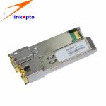RJ45 Sfp Fiber Optic Connector , Fibre Channel 1000base T Transceiver