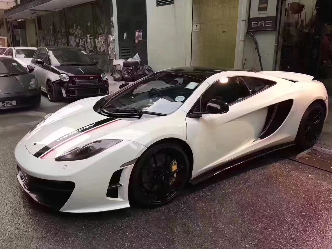 For McLaren MP4-12C Body Kit Mp4-12c Upgraded Revozport Style Front Bumper Diffuser Side Skirt Mp4-12 Carbon Fiber Body Kit