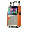 China factory prices home karaoke system 10 inch trolley speaker with screen factory