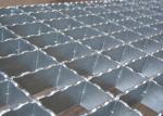 Non Slip Press Lock Grating Hot Dip Galvanized Feature Eco - Friendly
