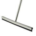 Black Stainless Steel Floor Wiper Squeegee glass window wiper silicone rubber