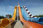Water Park Inner Tube Water Slide Fiberglass Enclosed Spiral Water Slides