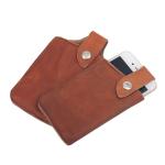 Natural Genuine leather wallet case for Apple iphone 7 plus premium real leather