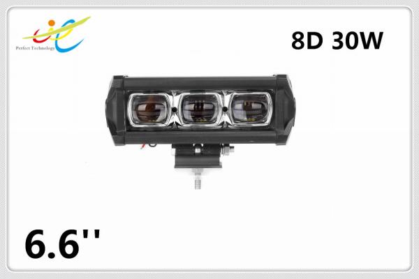 High quality factory price Offroad 12V/24V DC waterproof IP68 8D 6.6inch 30W 8D
