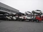 2 Axle Truck Semi Trailer Car Carrier Transport Semi Truck Trailer For Chinese