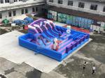 Custom Tarpaulin Inflatable Trampoline Park Attractive Inflatable Playground