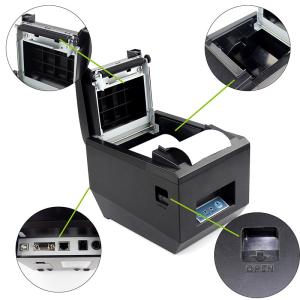 China USB Auto Cutter 80mm Thermal Printer Cash Drawer Control For Restaurant factory