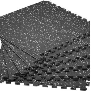 China High Density Shock Absorbent Impact-Resistant Interlocking Rubber Mat for Professional Gym Flooring on sale