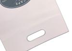 White Recyclable Wine Gift Box Packaging With Die Cut Handle Embossing Logo