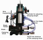 Gas Electric Cable Stripping Machine for Diameter 20mm Air Pressure 3-7kgcm2