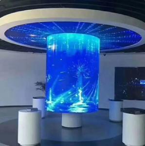 China P2.5 Curved Led Display 320x160mm Front Magnetic Maintenance Flexible LED Module 2880Hz factory